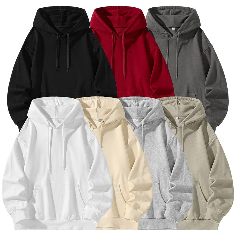 Unisex Oversize Kapuzenpullover aus schwerer Baumwollmischung mit Kängurutasche Echoarchiv