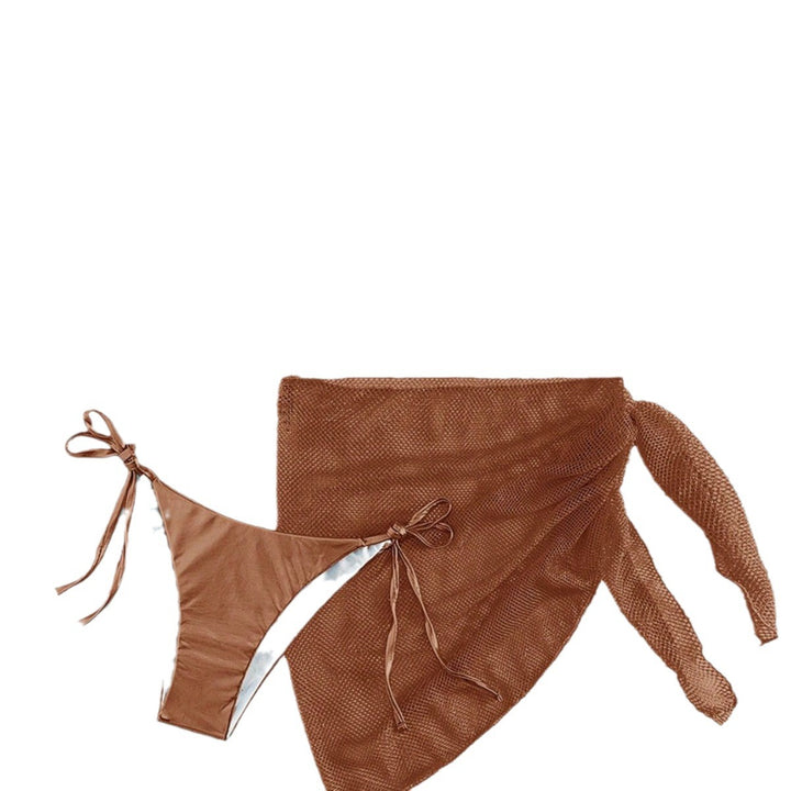 Damen Triangel-Bikini mit raffiniertem Netzrock Echo Archiv