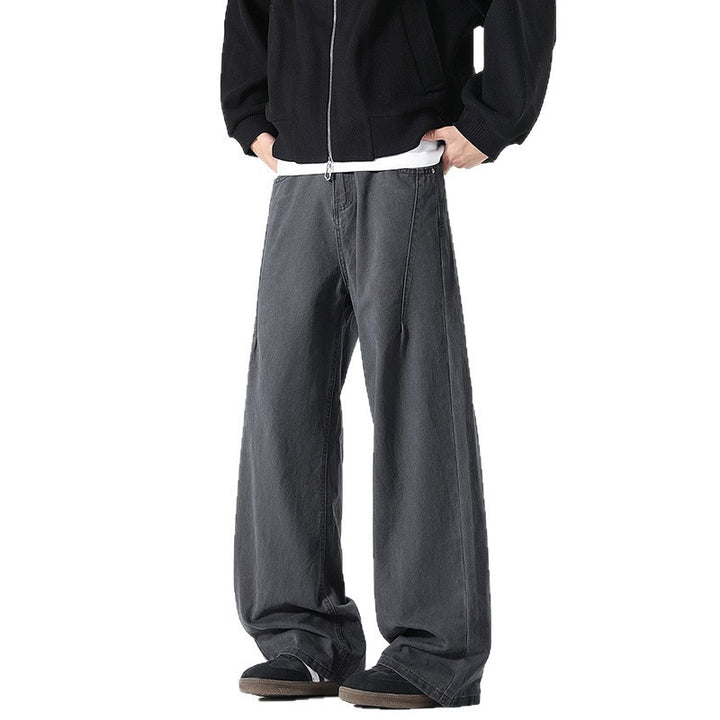 Herren weite Cargo-Hose mit elastischem Bund und multifunktionalen Taschen Echoarchiv