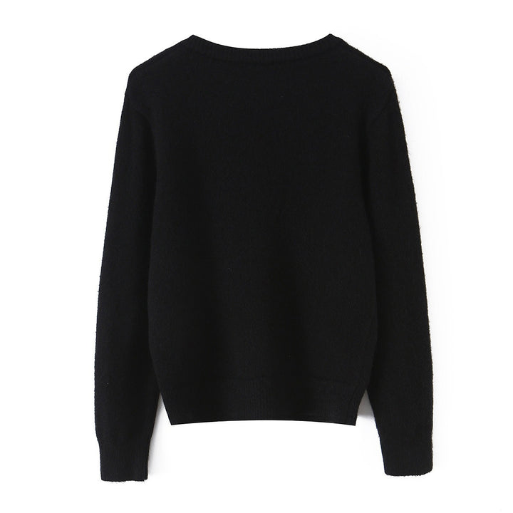 Damen Feinstrick-Cardigan mit Rundhalsausschnitt, durchgehender Knopfleiste und geripptem Saum Echo Archiv