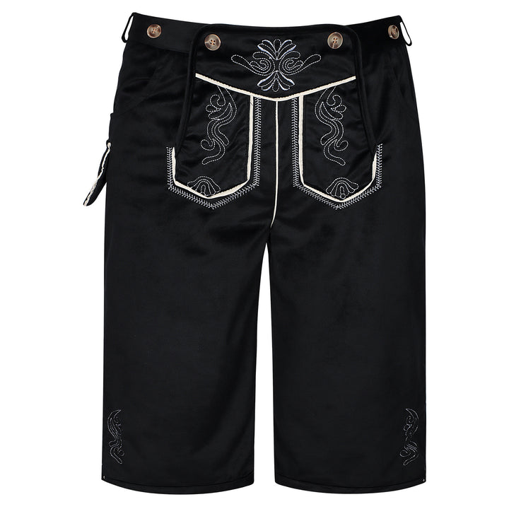 Herren nan kurze Trachtenhose mit besticktem Hosenlatz und Komfortbund Echo Archiv