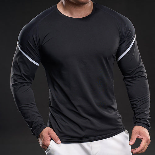 Herren sportliches Langarm-Funktionsshirt Echoarchiv