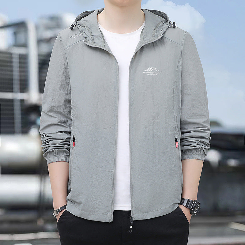 Herren Leichte Windjacke Echo Archiv