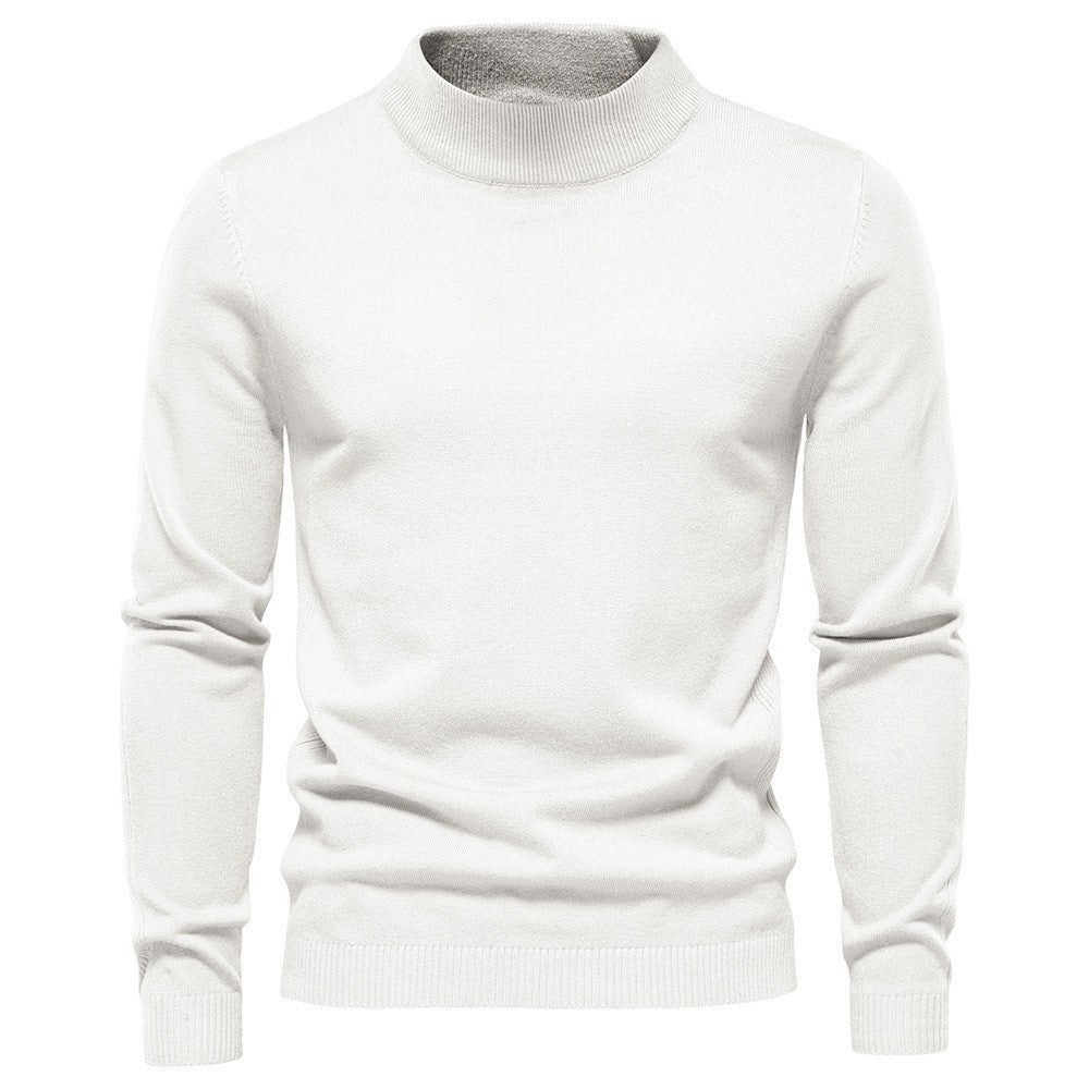 Herren Rollkragenpullover aus weichem Strickstoff Echoarchiv