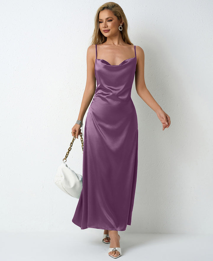Damen Elegantes Maxikleid mit schicker Neckholder-Optik Echo Archiv