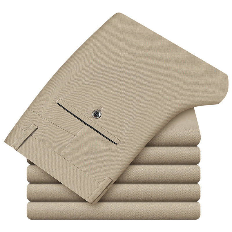 Herren elegante Slim-Fit Anzughose Echoarchiv