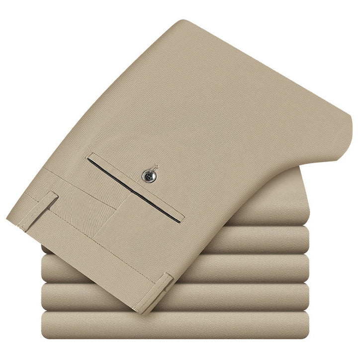 Herren elegante Slim-Fit Anzughose Echoarchiv