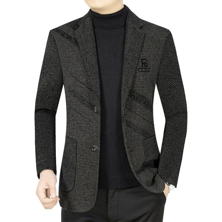 Herren Casual Slim Fit Jacke aus technischem Stoff Echoarchiv