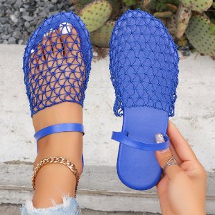 Damen  gewebte Netz-Mules mit Slip-On-Funktion, offener Ferse und flexiblem Leichtsohlen-Design Echo Archiv