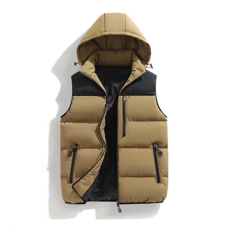 Herren Wattierte Outdoor-Weste mit Kapuze Echo Archiv