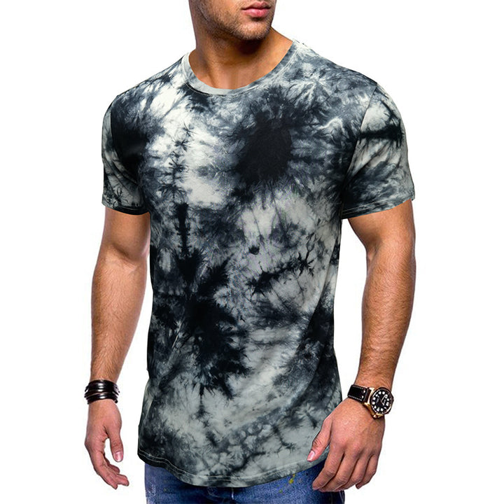 Herren T-Shirt mit angesagtem Batik-Muster und hochwertiger Baumwolle Echoarchiv