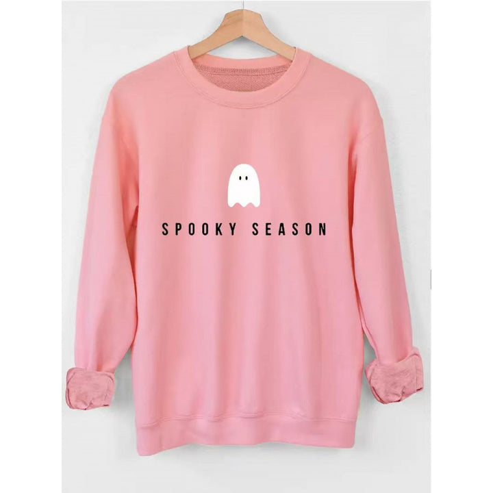 Unisex nan lässiges Halloween Sweatshirt mit Gespenst-Print und Oversize-Schnitt Echo Archiv