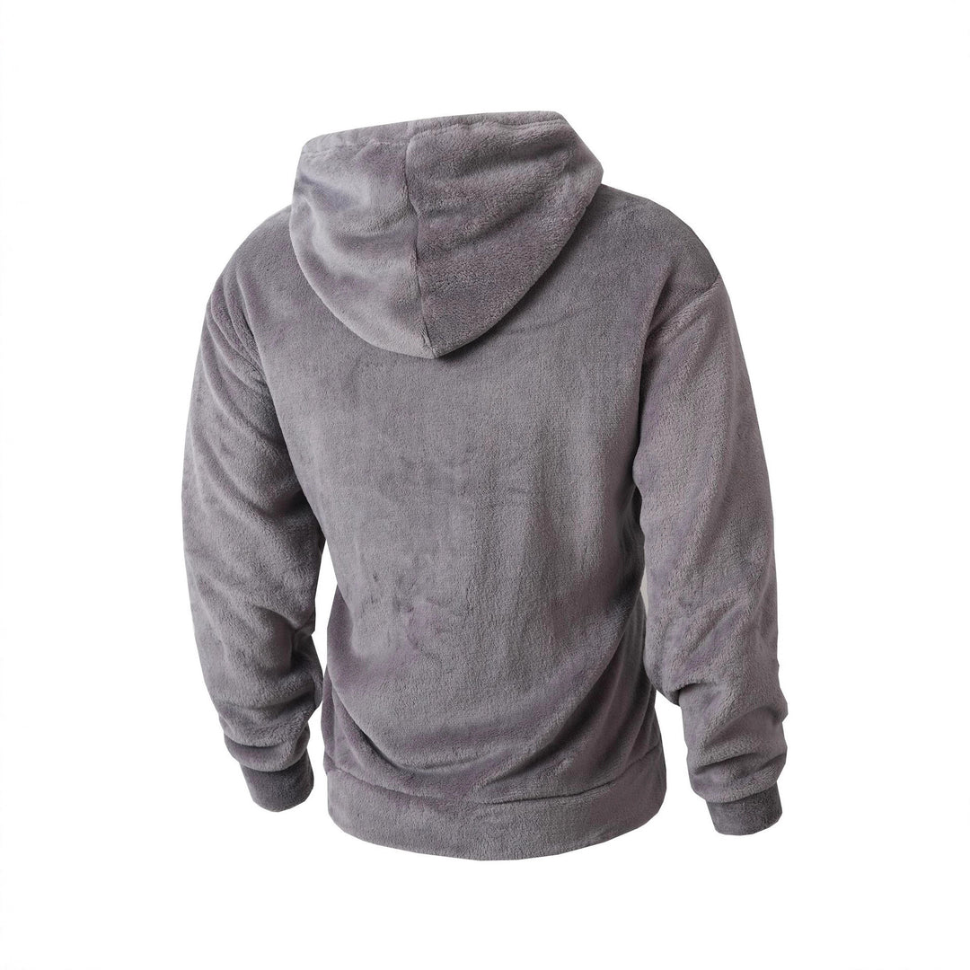 Herren Kuscheliger Fleece-Hoodie mit Kordelzug Echoarchiv