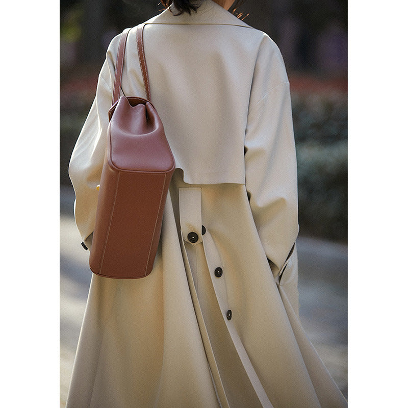 Damen Elegant geschnittener Trenchcoat Echoarchiv