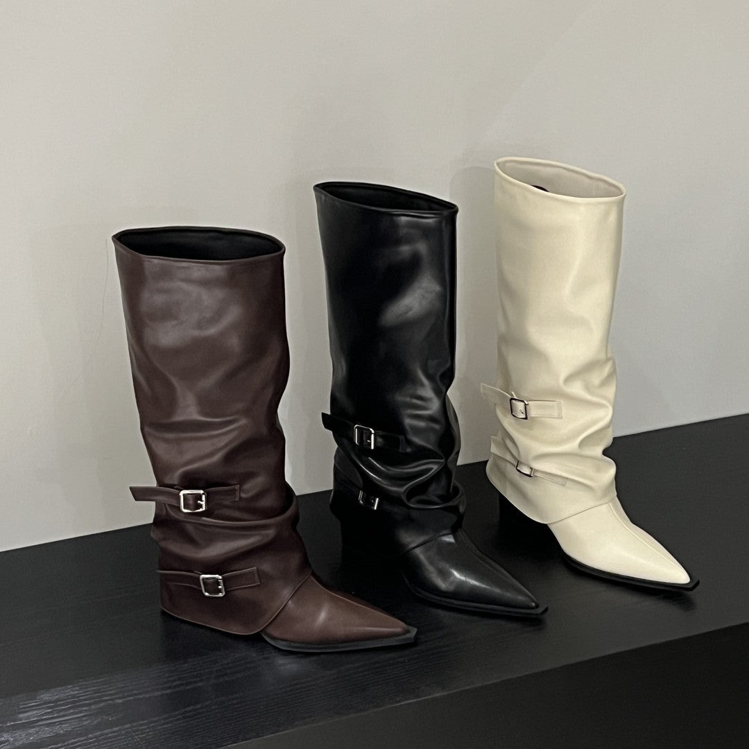 Damen Elegante und vielseitige Overkneestiefel Echo Archiv