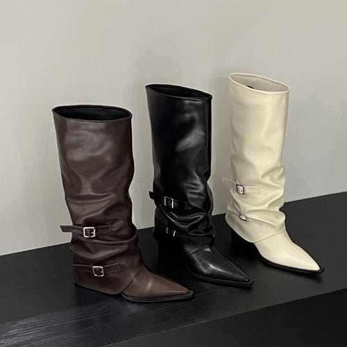 Damen Elegante und vielseitige Overkneestiefel Echo Archiv