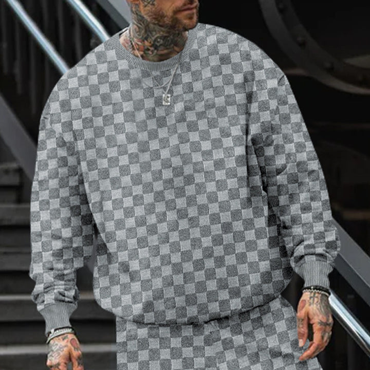 Herren lässiger Oversized Sweatshirt Echoarchiv