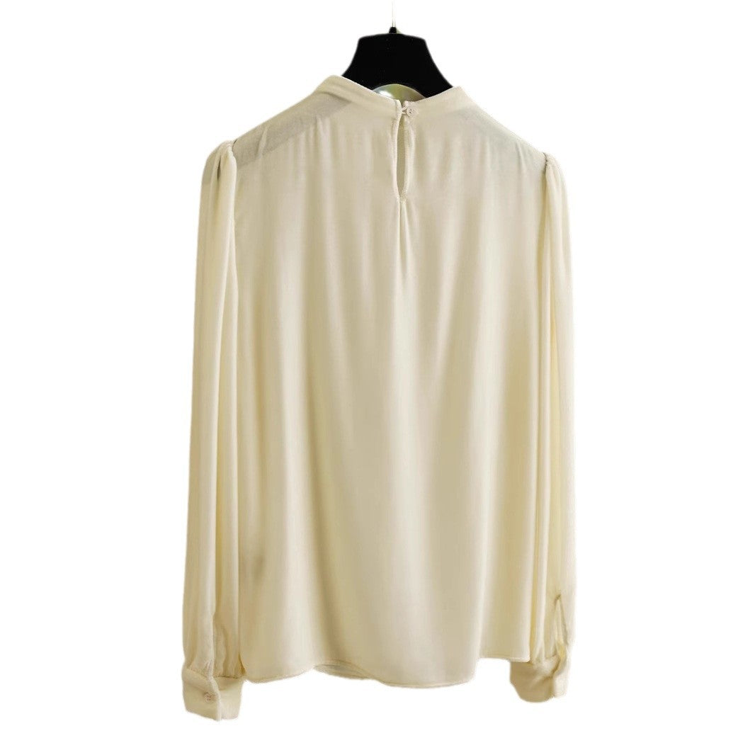 Damen Elegante Bluse mit Rüschen-Detail Echoarchiv