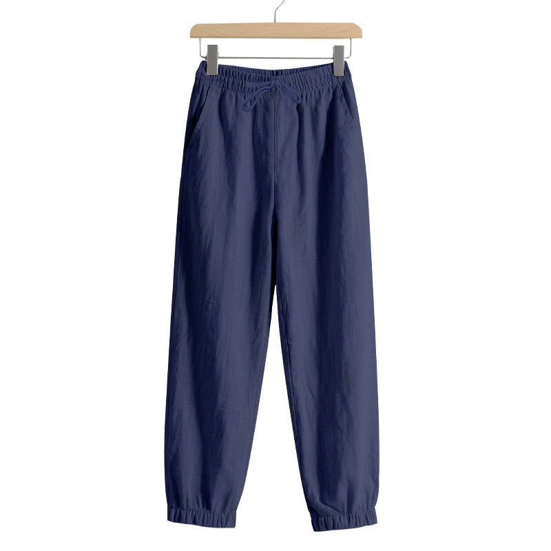 Herren lässige Freizeithose mit elastischem Bund und seitlichen Taschen Echoarchiv