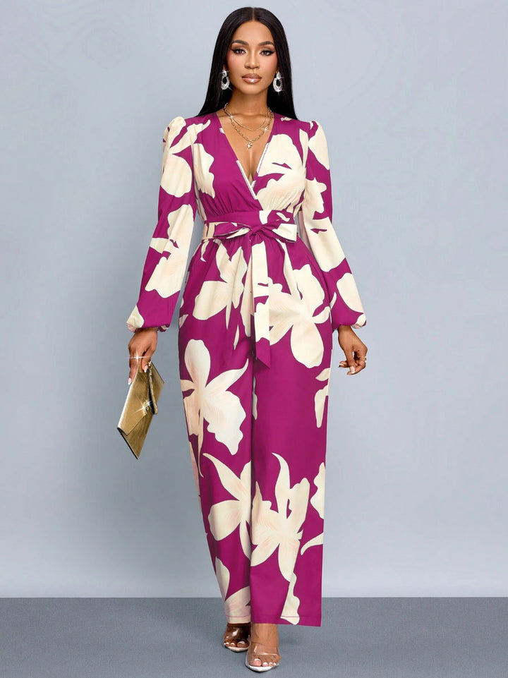 Damen Elegantes Maxikleid mit tiefem V-Ausschnitt und Novoline Echo Archiv
