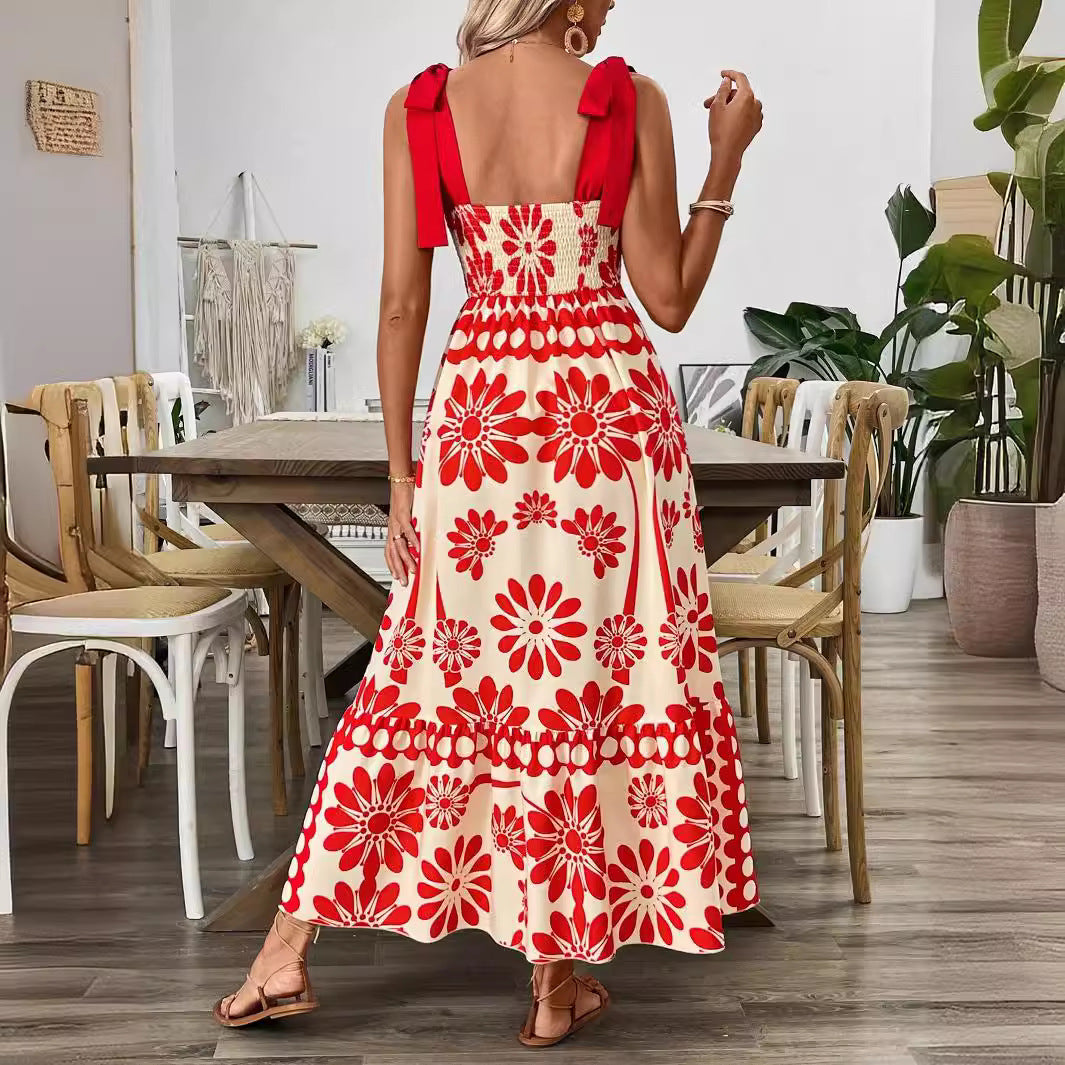 Damen Floral Print Maxikleid Echo Archiv