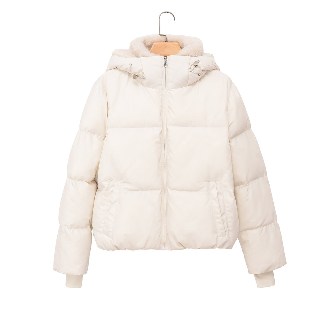 Damen Kurze Steppjacke mit Teddykragen Echo Archiv