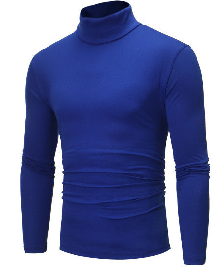 Herren modischer Rollkragenpullover aus weichem Baumwollmix Echoarchiv