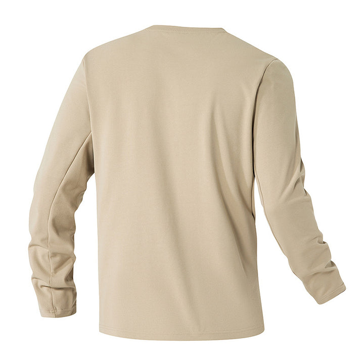 Herren Funktionales Langarmshirt mit praktischer Brusttasche Echoarchiv