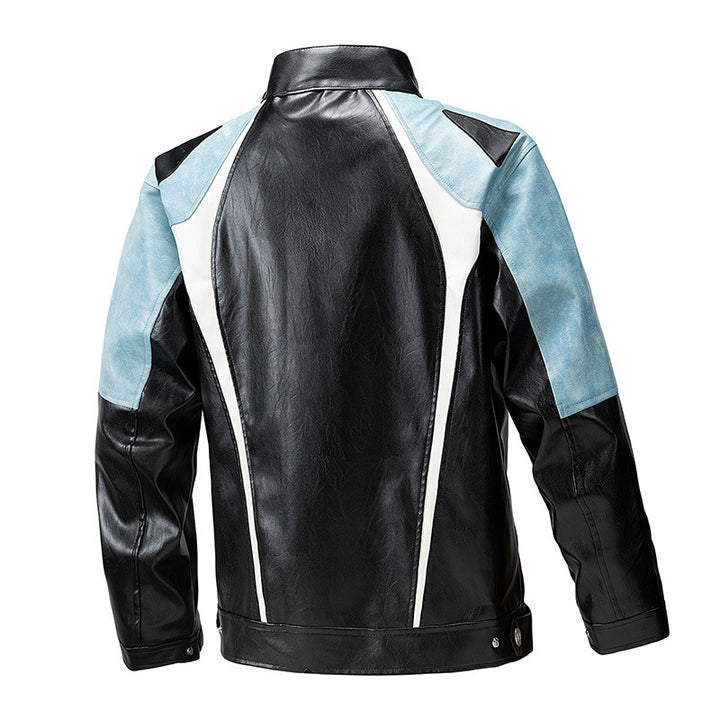 Herren modische Motorradjacke mit ergonomischen Nähten und Sicherheitsdetails Echoarchiv