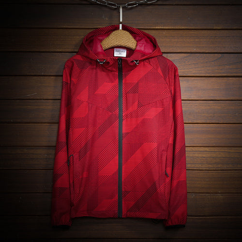 Herren Sportliche Leichtgewicht Jacke Echo Archiv