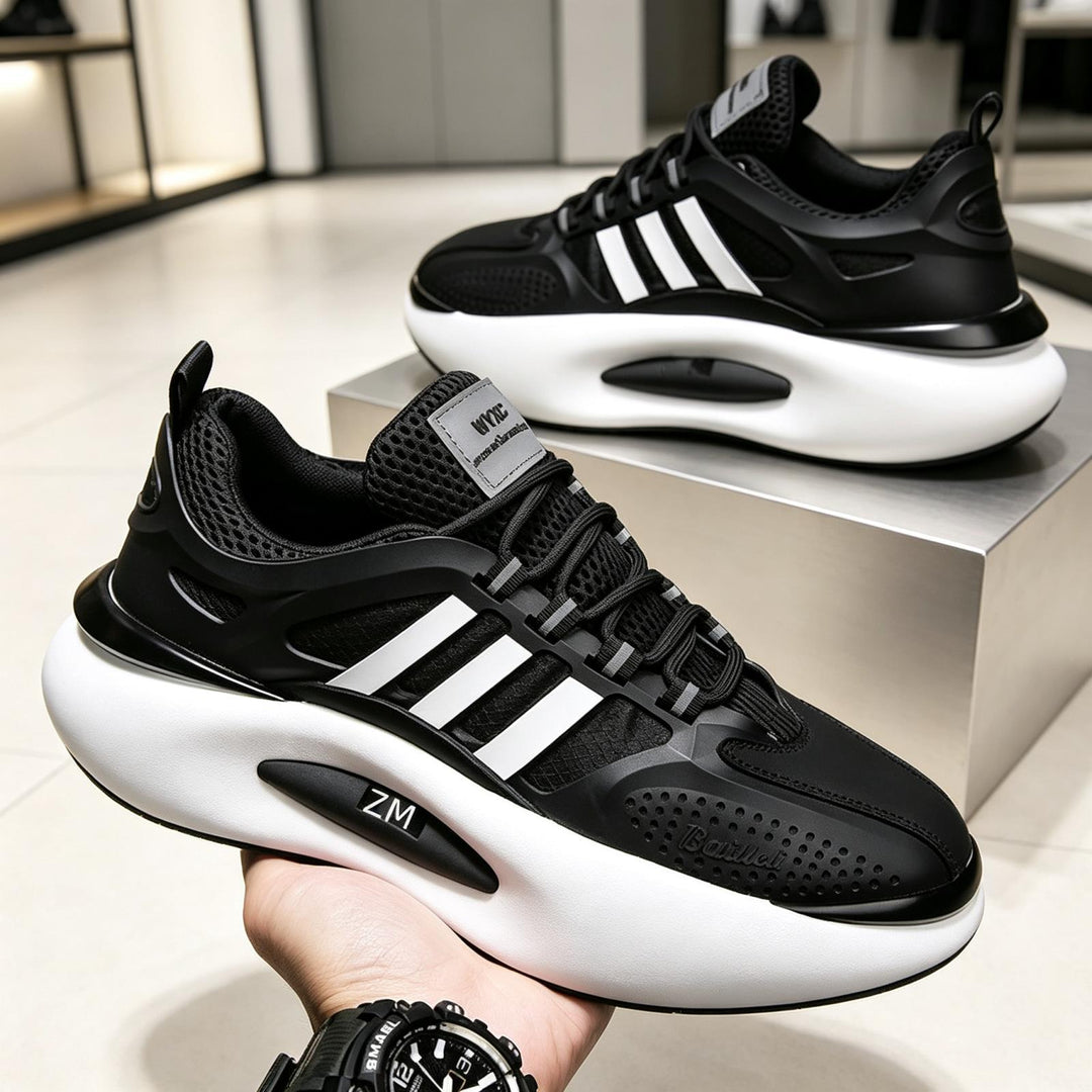 Herren Sportliche Sneakers mit atmungsaktivem Mesh und Dämpfung Echoarchiv