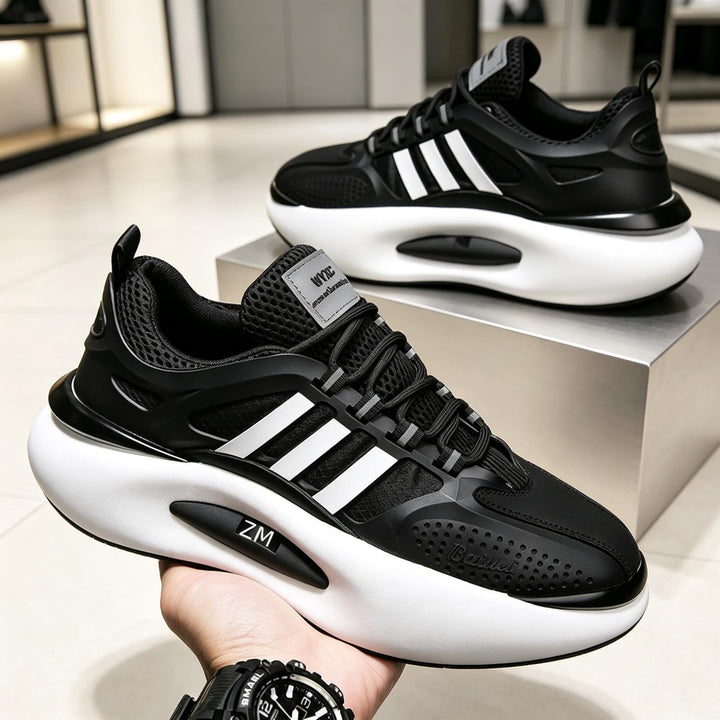 Herren Sportliche Sneakers mit atmungsaktivem Mesh und Dämpfung Echoarchiv