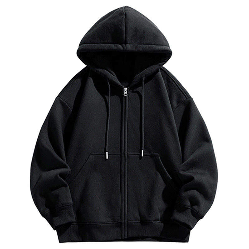 Herren Oversize Kapuzen‑Sweatjacke mit durchgehendem Reißverschluss und Kängurutasche Echo Archiv
