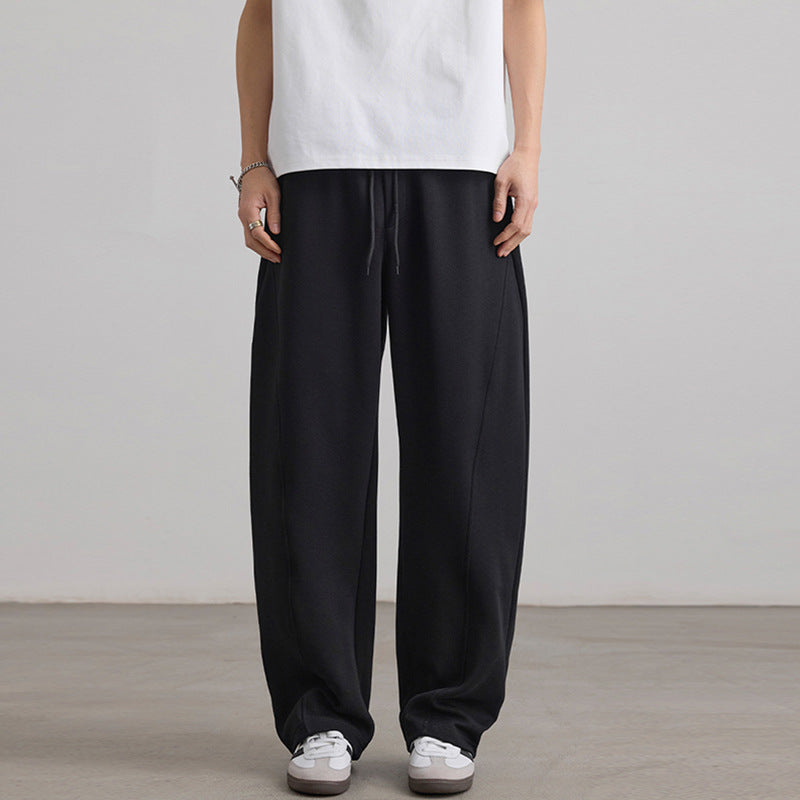 Herren Weite Lounge-Jogginghose aus French-Terry mit Tunnelzugbund Echo Archiv
