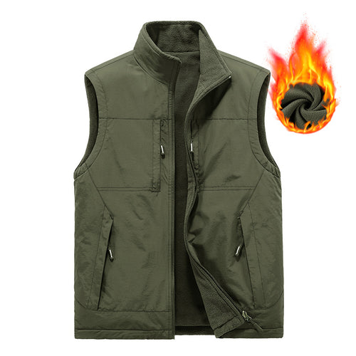 Herren Wende-Weste mit Fleece-Futter Echo Archiv