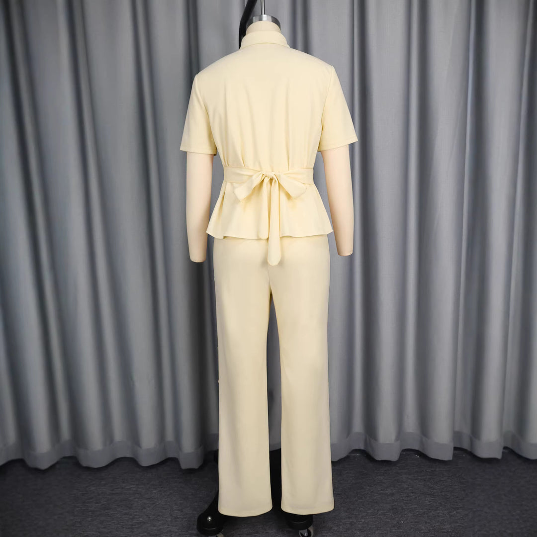 Damen Chic Blusen- und Hosen-Set Echo Archiv