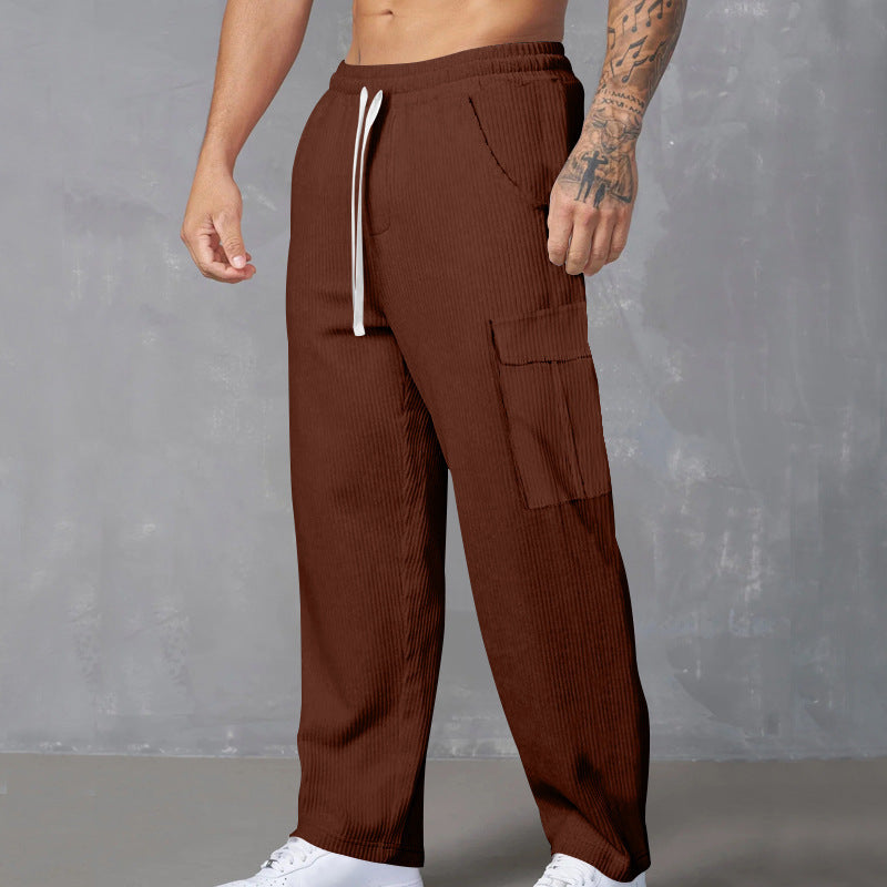 Herren Cargo-Jogginghose mit praktischen Seitentaschen und elastischem Bund Echoarchiv