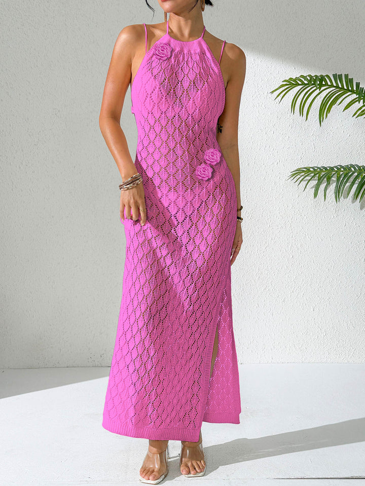 Damen eleganter Häkel-Maxikleid Echo Archiv