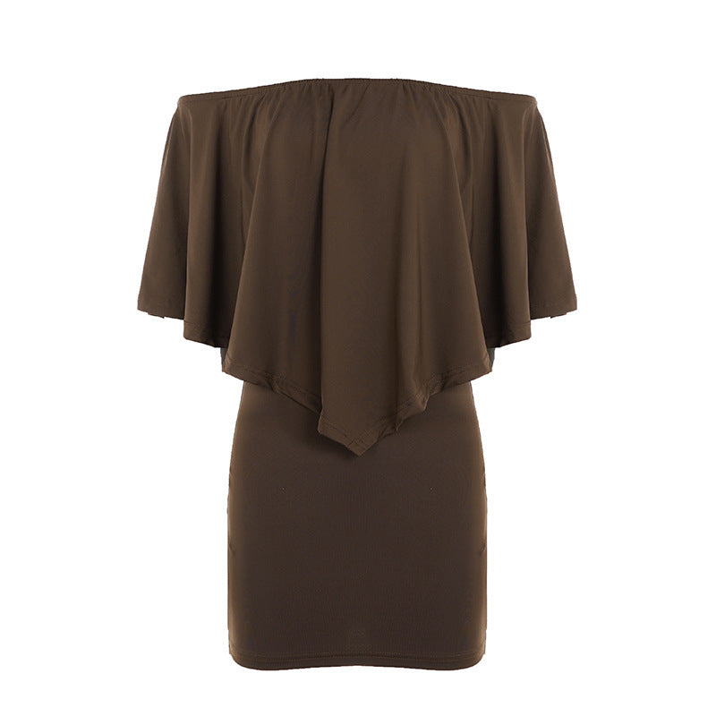 Damen Off-Shoulder Minikleid mit voluminösem Oberteil Echo Archiv