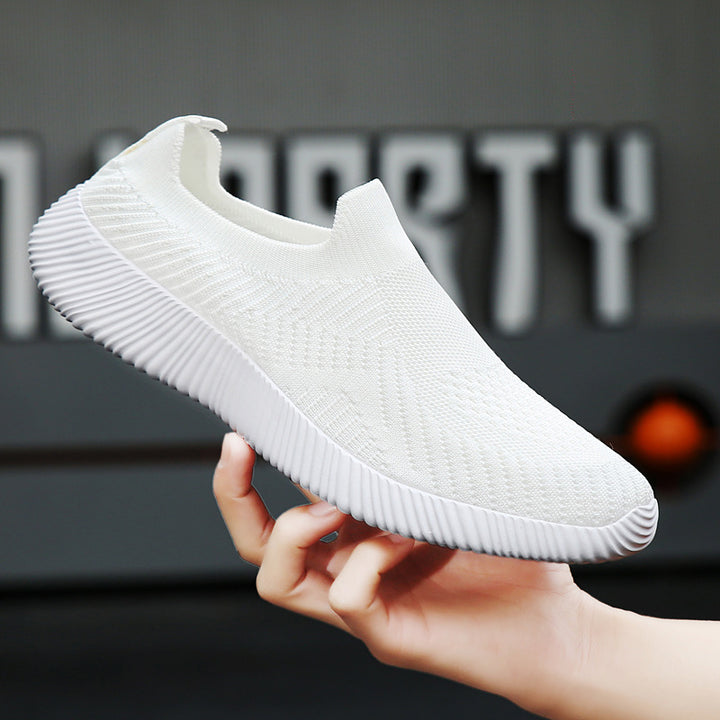 Unisex nan ultraleichter Schlupfschuh aus Feinstrick mit anatomischem Komfortfußbett und gerippter Flexlaufsohle Echo Archiv