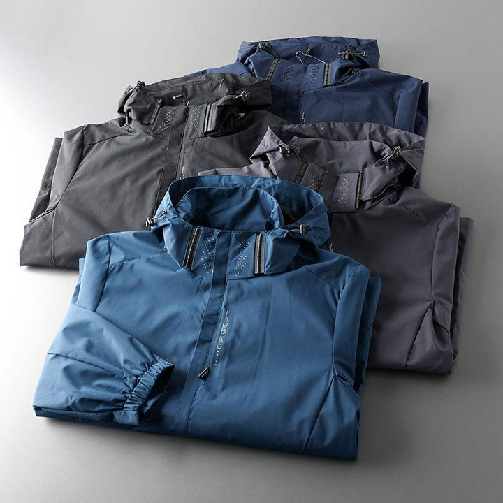 Echoarchiv | Unisex Wasserdichte Jacke mit Kapuze