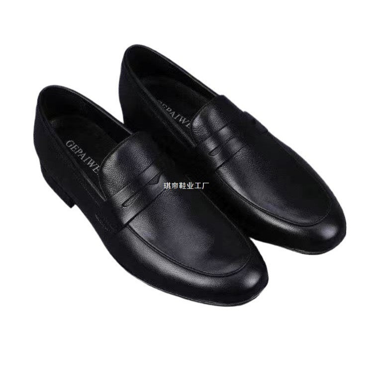 Herren Elegante Leder Mokassins Echoarchiv