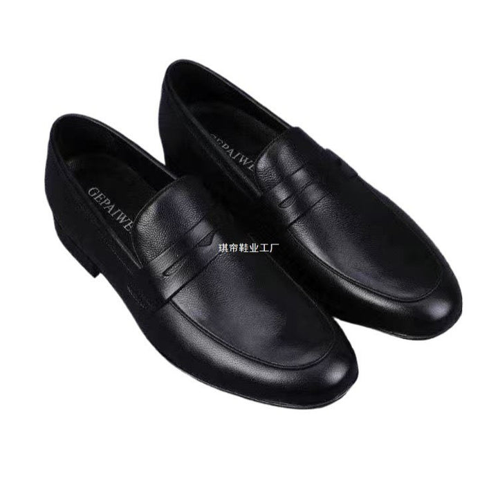 Herren Elegante Leder Mokassins Echoarchiv