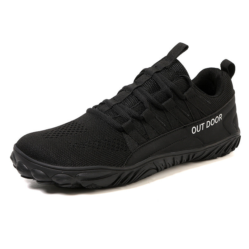 Herren leichte Outdoor-Trailrunning-Sneaker mit atmungsaktivem Strickoberteil, verstärkter Zehenkappe und griffiger Offroad-Laufsohle – Norré