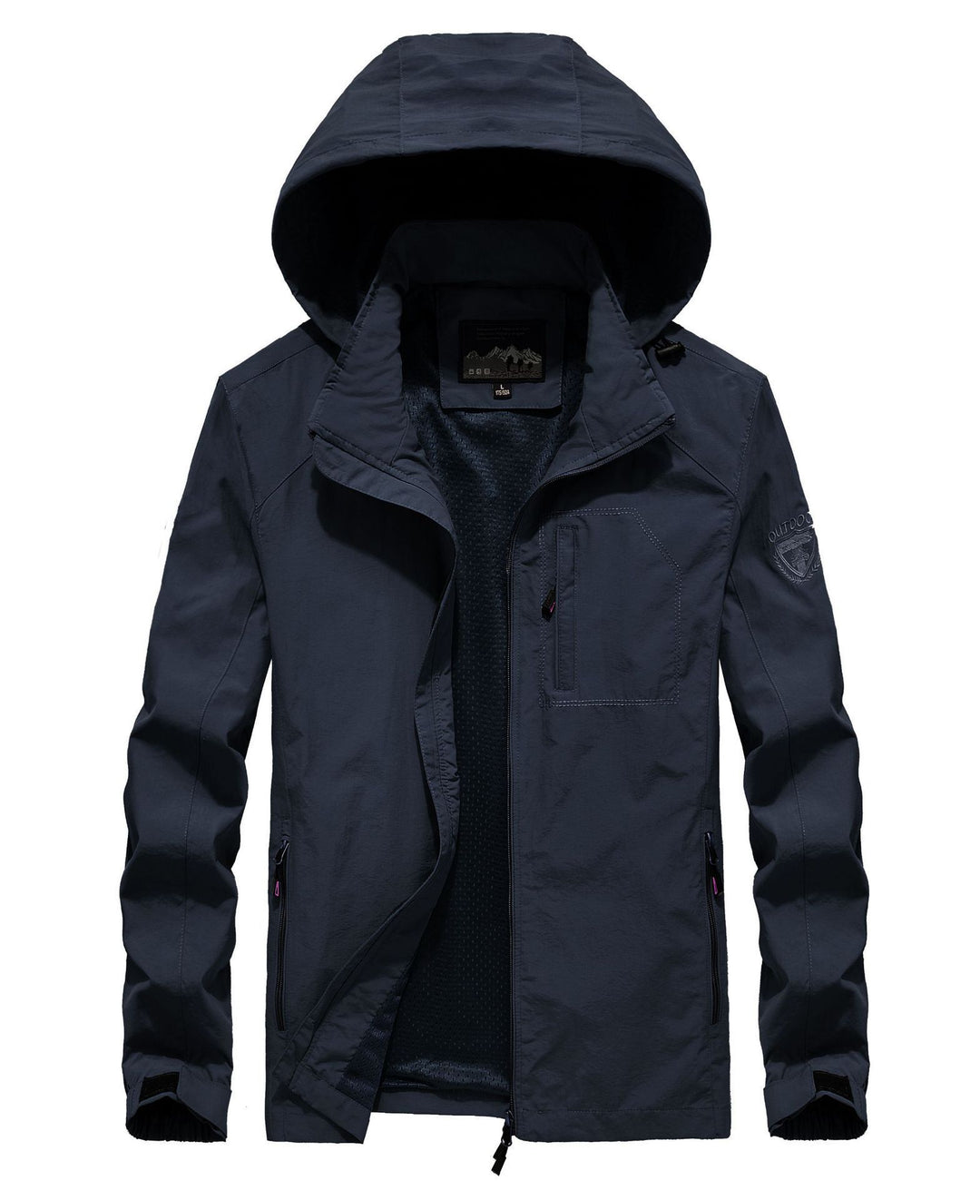 Herren leichter atmungsaktiver Fieldparka mit Mesh‑Futter und Kapuze Echoarchiv