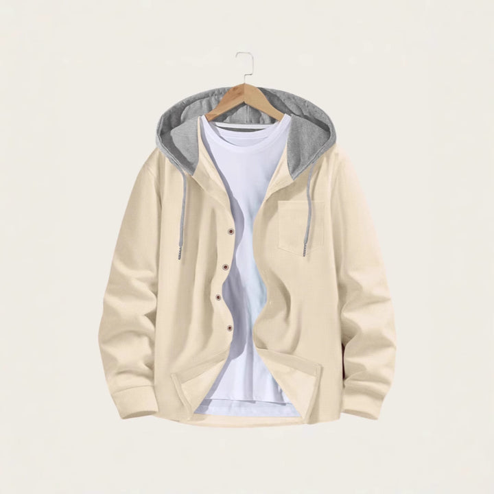 Herren Freizeitjacke mit Kapuze und modischem Design Echoarchiv