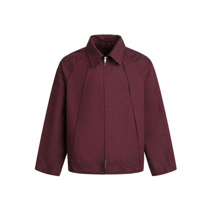 Herren Boxy-Reißverschlussjacke mit Raglanärmeln und markanten Teilungsnähten Echo Archiv