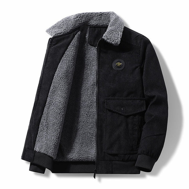 Herren  Cordura-Sherpa-Futter Bomberjacke mit Klappen-Nutzertaschen Echo Archiv