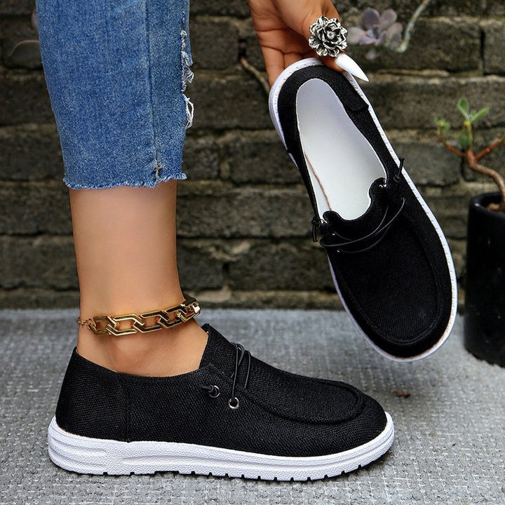 Damen Slip-On Sneaker im Mokassin-Stil mit elastischem Einstieg und profilierter Komfortsohle Echo Archiv