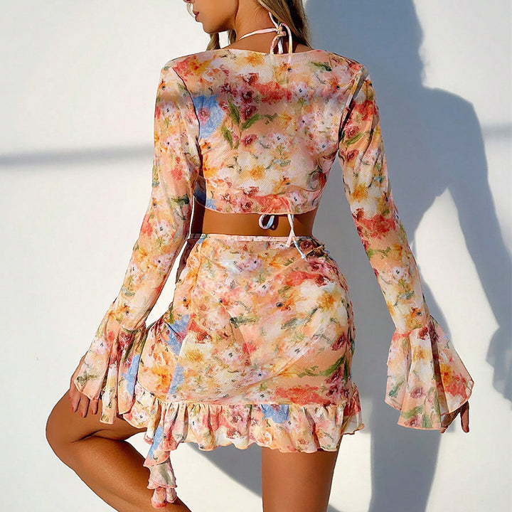 Damen Sommerliches Boho Zweiteiler-Set Echo Archiv